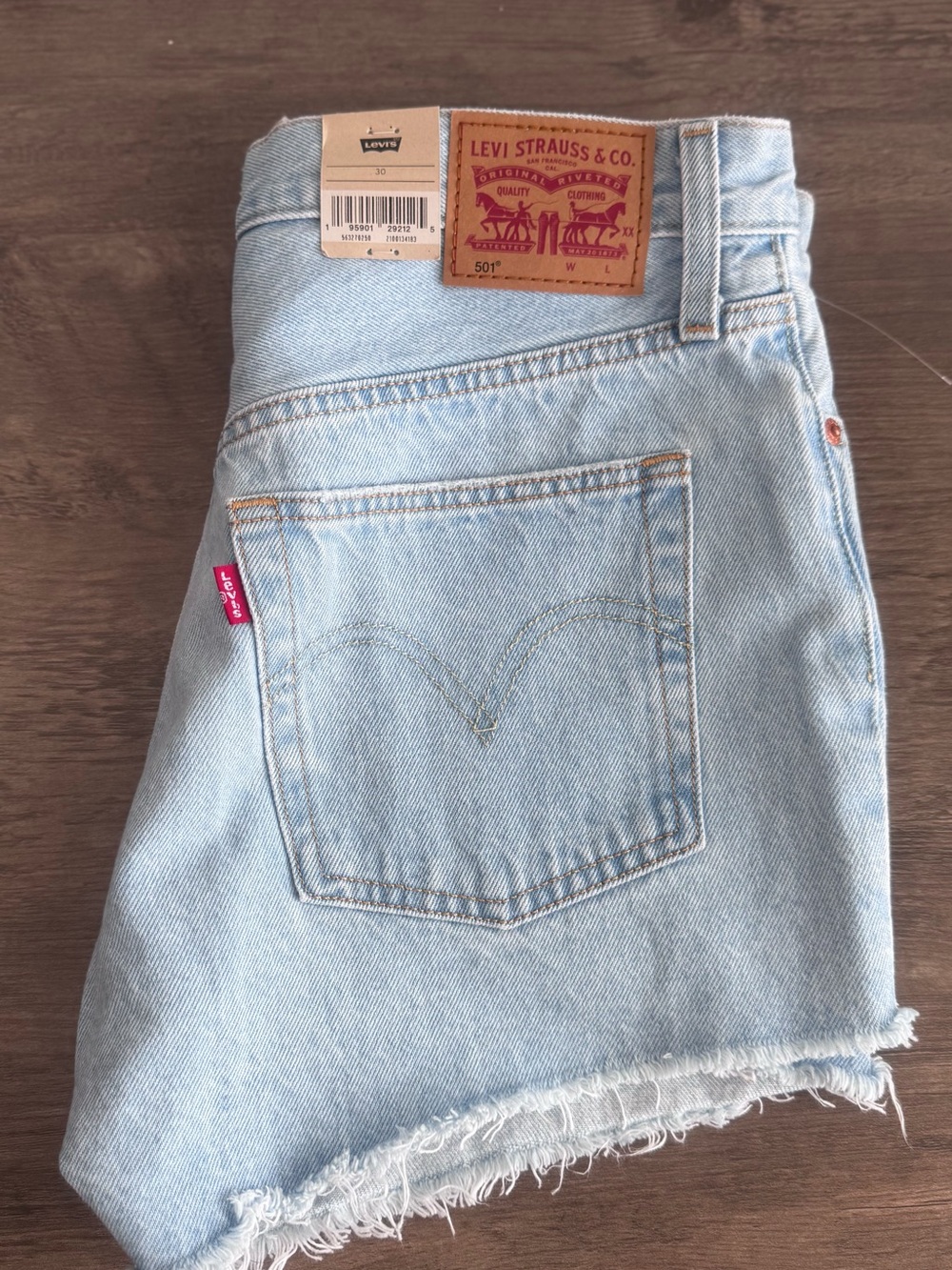 Levi's 501 Shorts - light wash